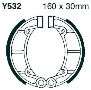 Yamaha Brake Shoe - Y532