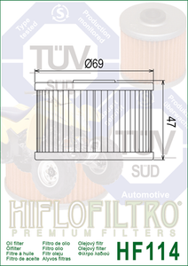HF114 Oil Filter