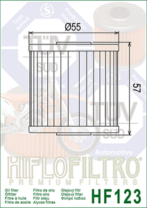HF123 Oil Filter