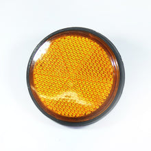 Load image into Gallery viewer, Round Amber Reflector With 6mm Mounting Bolt
