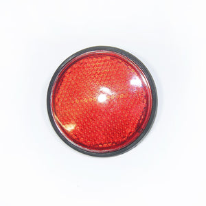 Round Red Reflector With 6mm Mounting Bolt